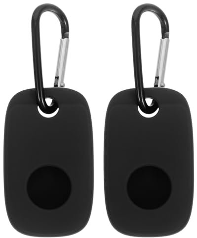 iplusmile Case Compatible with Tile Pro 2022, Pack of 2, Soft Silicone Case, Black, 6.3x3.8cm