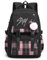Flyself Kpop Schulrucksack Mädchen Teenager, Laptop-Rucksäcke 15,6 Zoll College Schultasche Anti-Diebstahl-Reise-Tagesrucksack Große Büchertaschen für Frauen Studenten