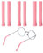 Qianyu 3 Pairs Glasses Ear Cushion Soft Knitting Cotton Fabric Eye Glasses Ear Grippers Anti Slip Holder Grips Temple Tips Sleeve Retainer Ear Pads for Sunglasses Eyewear Slip Preventer