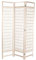 CREEDWOOD RAUMTEILER Cosmo | 166x121cm, Holz, Garn | Natur Paravent, geknüpfter Raumtrenner, freistehende Stellwand, Mobile Deko Wand | Farbe: Natur