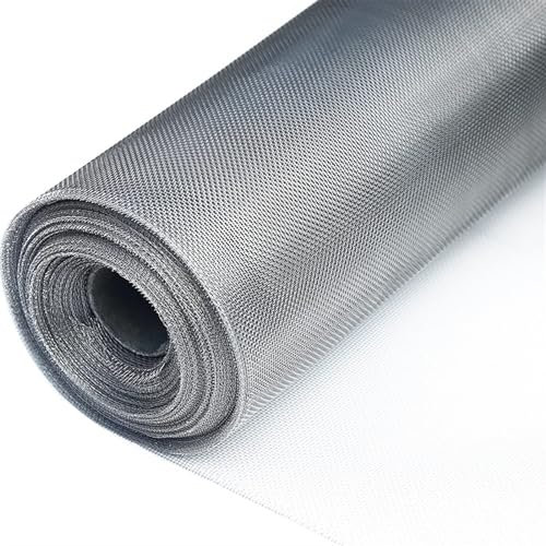 30/80 Mesh Edelstahl Feinmaschiges Drahtgeflecht Bildschirm 1 x 11 m Metallfilter Insektennetz Mesh Langlebiges Metallgitter für Verschiedene Anwendungen