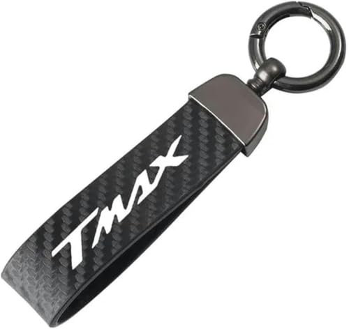JXZQQBMD Porte-clés en cuir avec boucle en fer à cheval pour Y-amaha T MAX 530 Tmax 500 T-MAX 560 tmax560