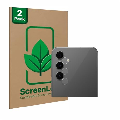ScreenLeaf 2 Stück Schutzfolie für Samsung Galaxy S24 FE (NUR Kameraschutz) [nachhaltiger Displayschutz, Folie, transparent, kratzfest]
