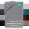 CARPE SONNO® Warme Cashmere Touch Spannbettlaken 200x200 Winter - Kuschelige Spannbetttücher Plüsch Bettlaken 200x200 - Spannbetttuch 200x200 Grau
