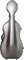 HDYNUZ Custodia per Violoncello da 1/2 con Ruote, Custodia Rigida in Fibra di Carbonio per Violoncello, Cinghie Posteriori Leggere e Resistenti, 3,2 kg(Silver)