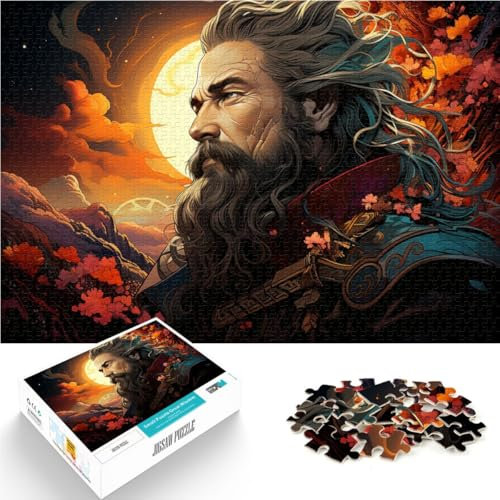 Puzzle für Erwachsene 1000 Teile Einhorn wunderschönes Puzzle 50 x 75 cm Lernspiel für Geburtstag Weihnachten für Kinder ab 14 Jahren