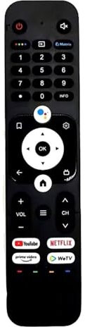 XINFUTE Telecomando originale HTR-U31W adatto per Haier Voice Android TV H43K66UG H50K66UG