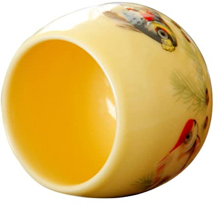 Garneck Taza de de Cerámica Retro Taza Pequeña Diseño Elegante para Degustación Uso Diario Vajilla de Cerámica