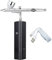 Pistola per idropulitrice, Spruzzo Ad Alta Pressione del Compressore Dell'aerografo Cordless A Doppia Azione for Art Gun Beauty Salon Makeup Nail Tatuaggi Strumenti for Torte(Noir)