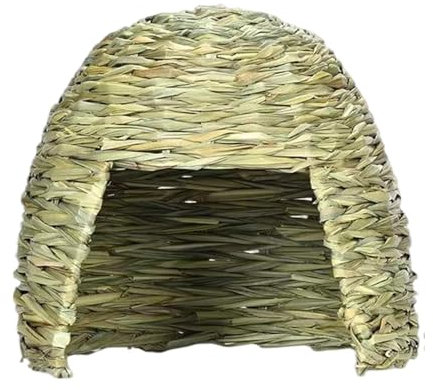 Cavia Procellus Rifugio Casa Per Conigli Piccoli Animali Nascondi Erba Grotta Intrecciata A Mano Paglia Casa Per Ricci Piccolo Pet Supply