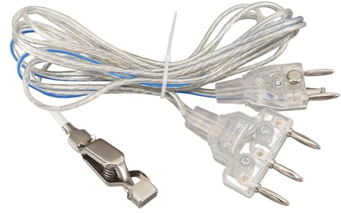 XZXCVN Degen Körperkabel Für Fechten, Edelstahl Transparent, Kompatibel Mit Florett Und Säbel - Hohe Beständigkeit, Präzise Leitfähigkeit, Für Wettkämpfe Und Training