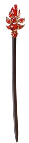 HOMSFOU Chignon Baguette à Cheveux en Bois Épingle Coiffure Style Chinois Ancien pour Femmes, pour Sorties et Événements