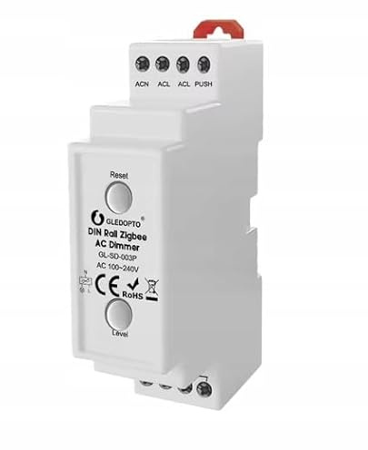Kraslaw ZigBee LED Dimmer 2-fach 110–240V AC – DIN-Schiene, Smart Home, bis 400W, App-Steuerung | Zigbee Hub Erforderlich