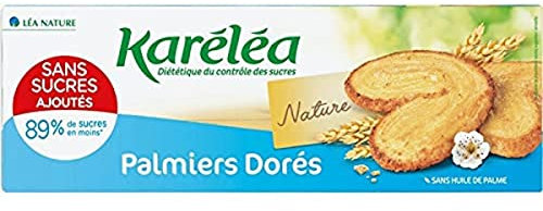 Karéléa Palmiers dorés s/sucres - Le paquet de 100 g