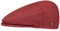 LIERYS Leder Flatcap Lederflatcap Herrencap Cap Schirmmütze Schiebermütze für Herren Flatcap Lederflatcap mit Schirm, mit Futter Winter Sommer (59 cm - Bordeaux)