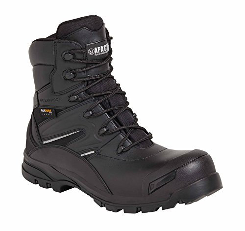 Apache Combat S3 Waterproof High Leg Zip Up Composite Safety Boot (10)