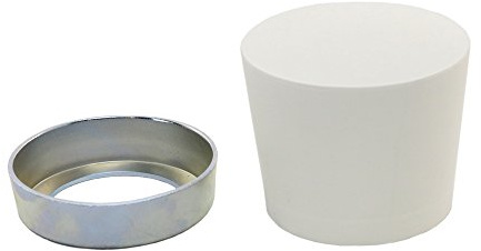 POWERNAIL White Rubber Mallet Cap Replacement Assembly (Includes Steel Ring and Rubber Cap)