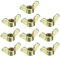 sourcing map M8 Wing Nuts Zinc Plated Fasteners Parts Screws Cymbals Butterfly Nut Bronze Tone 10pcs