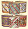OLYMP Backform-Set für Osterkuchen Традиционная | Traditionell | 5 St, aus Backpapier | Panettone (H 11 cm, ∅ 13 cm)