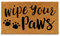 PLUS Haven Coco Coir Door Mat with Heavy Duty Backing, Wipe Your Paws Doormat, 17”x30” Size, Easy to Clean Entry Mat, Beautiful Color and Sizing for Outdoor and Indoor uses, Home Décor