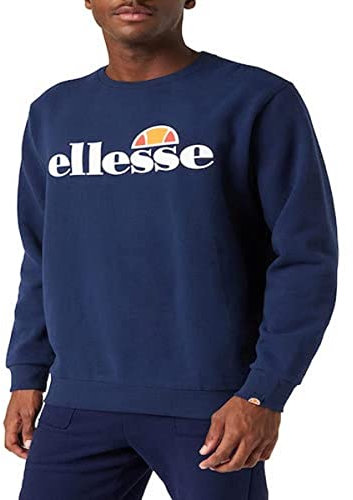 Ellesse Herren Sl Succiso Navy Sweatshirts, Marineblau, XXL EU