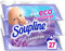 SOUPLINE - Weichspüler Soupline Lavender Eco-Nachfüllpackungen — für unglaublich sanfte Wäsche — lang anhaltende Frische — 3 x 200 ml = 2 Liter klassischer Weichspüler = 27 Wäschen