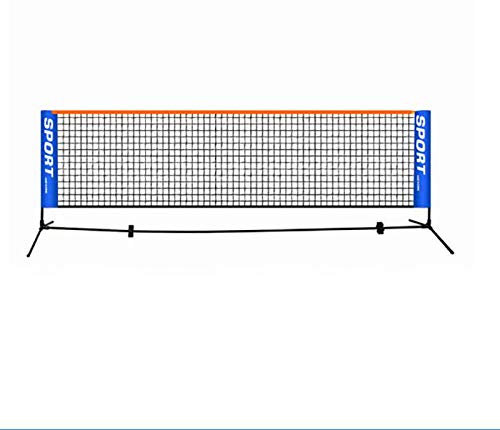 GYKLY Filet de Tennis Portable 3-6 m Filet de Tennis Standard Filet d'entraînement de compétition Raquette de Tennis sans Cadre Filet de Sport Badminton-3.1 mètres