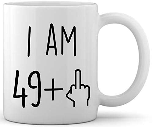 ZOROLUX Funny 50th Birthday Gift for Women and Men Turning 50 Years Old Happy Bday Coffee Mug Gag Party Cup Idea as a Joke Celebration Best Fifty Adult Birthday Presents
