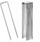Flandria10 Agrafes Fixation Paillage Acier galvanisé Ø 3 mm H17 cm L3.5cm - Piquet pour Fixer Toiles Jardin, Tuyau, paillage