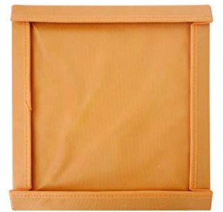 Mixibaby Faltboxdeckel Deckel für Faltkiste Regalkorb Regalkiste Regalbox Aufbewahrungsbox Spielkiste Staubox Korb, Farbe:orange 26 * 26