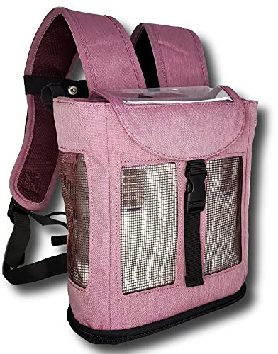 O2TOTES Ultraleichter Rucksack für Inogen One G3 Einheit, burgunderfarben, Passend für Inogen One G3, Rucksack