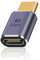 Duttek Adaptador USB C de 40 Gbps,Adaptador USB Macho a USB C Hembra soporta Carga rápida de 8K@60Hz y 100W,Adaptador USBC Compatible con Thunderbolt 3/4,Dispositivos de Interfaz USB Tipo C