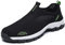 Hombre Zapatos Deportivos Casuales para Correr Gimnasio Sneakers Ligero Transpirable Zapatillas de Running Unisex Adulto, Negro, EU44