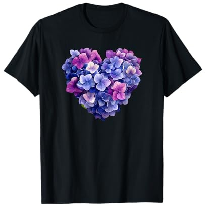 Hortensia Cœur, Fleur d'hortensia T-Shirt