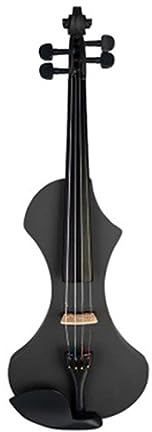 BABYCE Geige anfänger Schwarze 4/4-E-Geige In Voller Größe, Handgefertigt, Mit Koffer Und Kopfhörern