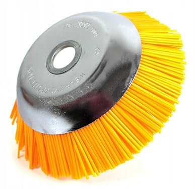 perfektGarten Brosse de désherbage en nylon 200 mm compatible avec débroussailleuse Fuxtec Rotfuchs Brast Timbertech