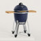 Kamado Kokko XL 22 della marca Kokko Barbecue grande formato: modello molto completo (62 cm x 86 cm), diametro griglia: 47 cm, blu navy