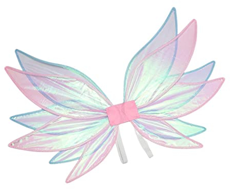 10 Feenflügel verkleiden, Feenflügel für Erwachsene | Funkelndes Schmetterlingskostüm | Feen-Halloween-Kostüm, Engelsflügel, funkelnder Prinzessinnenflügel für Halloween-Verkleidung