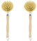 Elliott Wooden dish brush with Natural tampico fibres, Long reach washing up brush ideal for cleaning glasses, plates, pots and pans, replacable brush heads available. (Pack of 2)