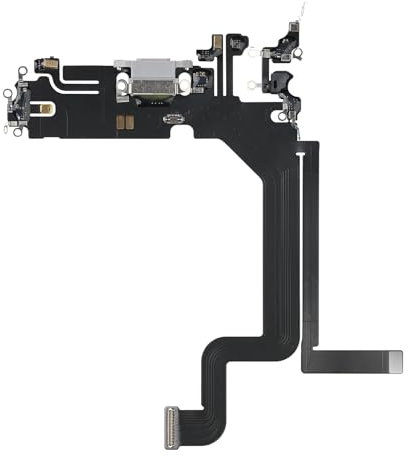 Risidamoy Charging Port Replacement Dock Connector Repair Headphone Jack for iPhone 14 Pro Max Fix USB Charge Flex Cable Microphone Antenna Assembly for A2651, A2893, A2894, A2895, A2896
