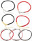 TOZBLEU 7 pcs braccialetti - Filo Rosso Braccialetto Corda Rossa Braccialetti Fortunati Regolabile Per Amanti Maschili Femminili Genitori Bambini Elastico Braccialetto Amicizia Compleanno ﻿