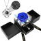 FAYODO Ewige Rose mit Ich Liebe Dich Halskette Damen,Echte Konservierte Blumen Rosenbox Geschenke für Frauen Mama Frau Valentinstag Muttertag Geburtstags Jubiläum（Saphirblau）