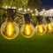 LED Lichterkette Außen Outdoor Lichterketten - 45M G40 Glühbirnen mit IP44 Wasserdicht Lichterketten Aussen Strom für Balkon Garten Hochzeit Party Terrasse