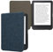 kwmobile Coque Liseuse Compatible avec Kobo Clara BW/Colour - Coque avec Rabat Magnétique en Tissu Textile pour Liseuse Électronique