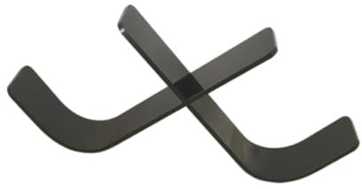 Perfeclan Eishockeypuckhalter Display Rack Acryl Stylish Haltert für 3 Pucks Lagerregal Display -Regal für Erinnerungsstücke Souvenir, Schwarz