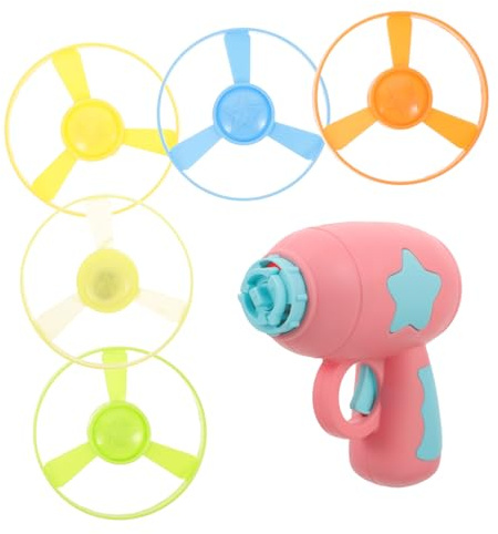 TOYANDONA Jouet Interactif Disque Volant pour Chat Jouet Extérieur pour Chaton Lanceur De Soucoupe pour Chats Espiègles