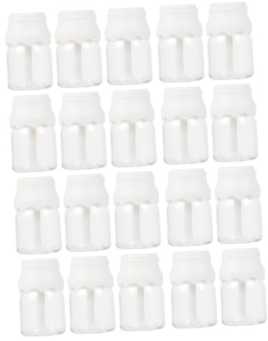 Hemobllo de Gloss à Lèvres Vides en Plastique Portable et Faciles à Appliquer 20 Tubes Lot de 20 Pièces pour Bricolage Cosmétique Bureau