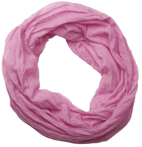 styleBREAKER leichter unifarbener Loop Schlauchschal | Sommerschal aus fließendem Material | Seidiges Halstuch für Damen & Herren | Weich, Luftig & Modisch | 77 x 46 cm, Farbe:Flieder