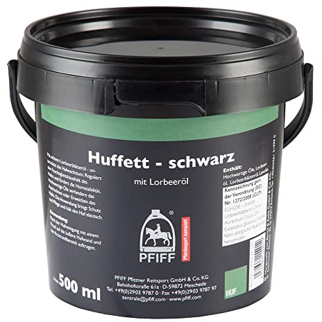PFIFF Huffett mit Lorbeeröl, schwarz 500ml