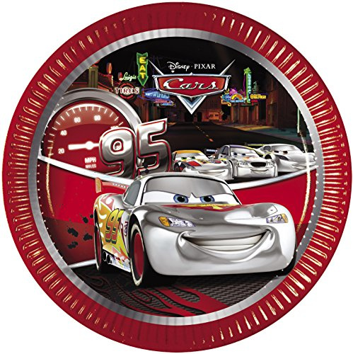 Assiettes jetable Cars Silver